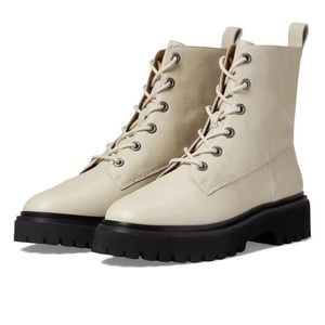 Madewell Lace-up Lugsole Boots in Leather Size 7